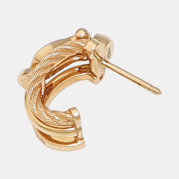 18k Rose Gold Stud Earrings