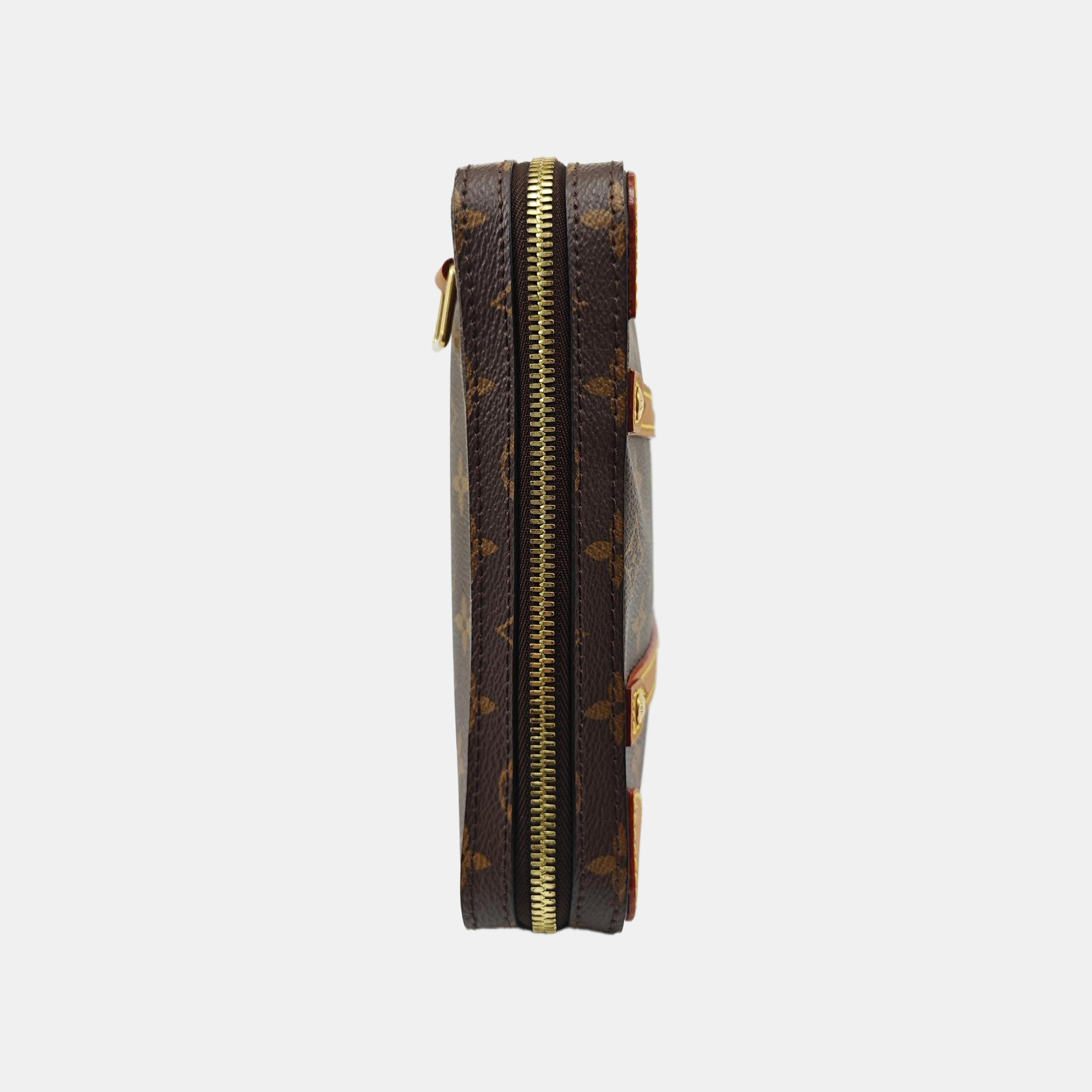 SOFT TRUNK PM Monogram Coated Canvas Brown