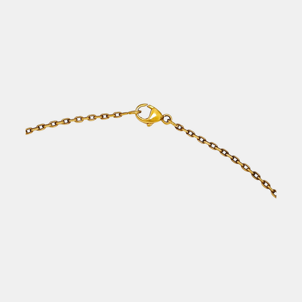 Pop H Metal Gold Necklace