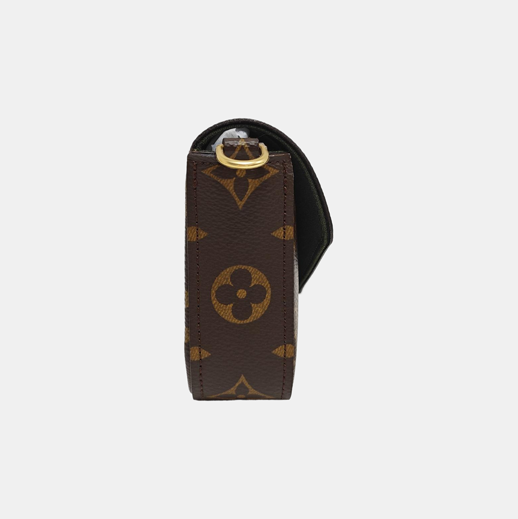 Authenticated pre-owned  FÉLICIE Monogram Coated Canvas Brown - Shoulder Bag at Looply