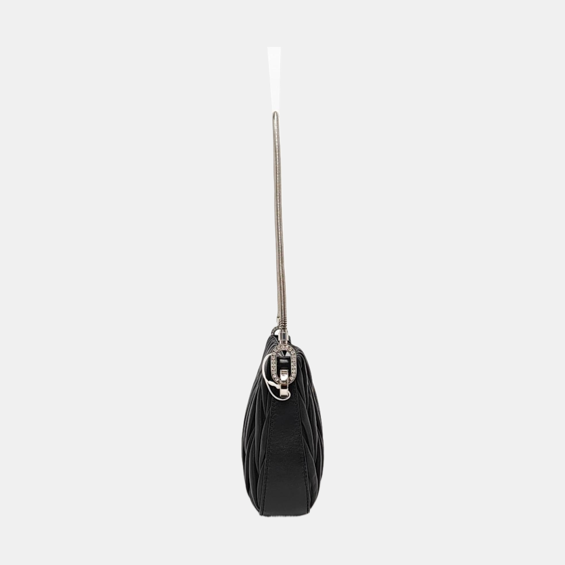 Matelassé Quilted Lambskin Black