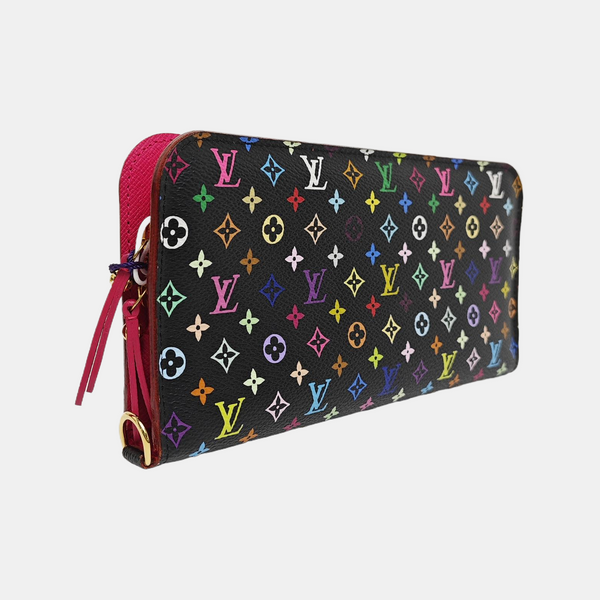 LV × TM INSOLITE Monogram Coated Canvas Black Wallet