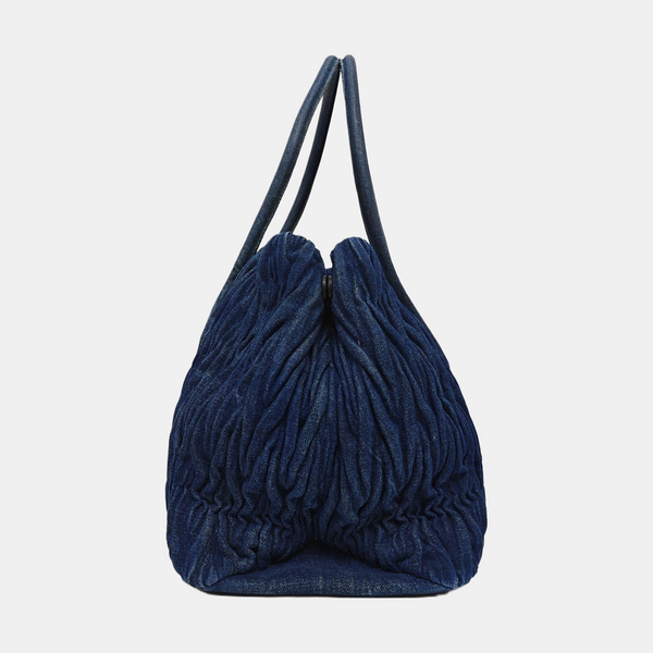 Avenue Quilted Denim Blue