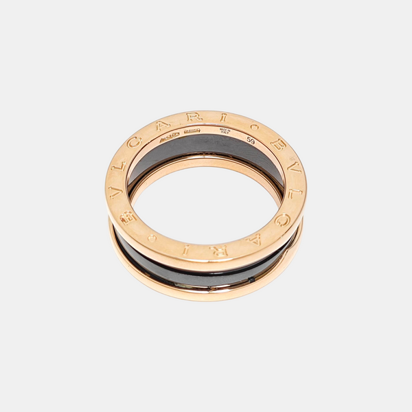 B.ZERO1 18k Rose Gold Ring EU 59