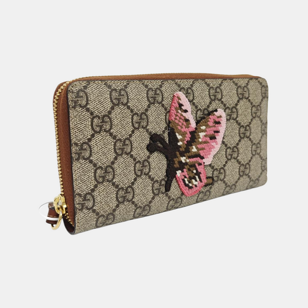 Monogram Coated Canvas Wallet Brown