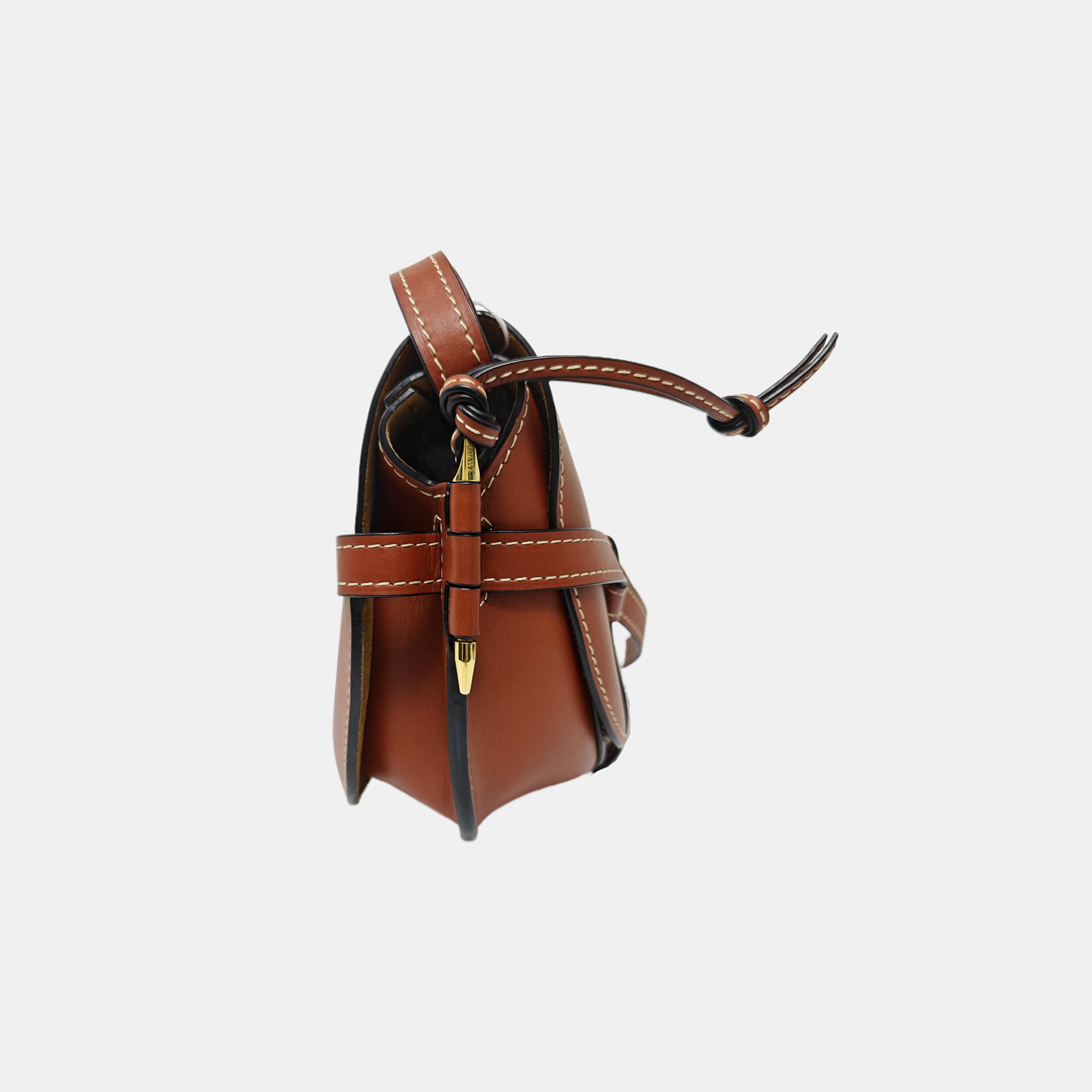 Gate Small Calfskin Brown