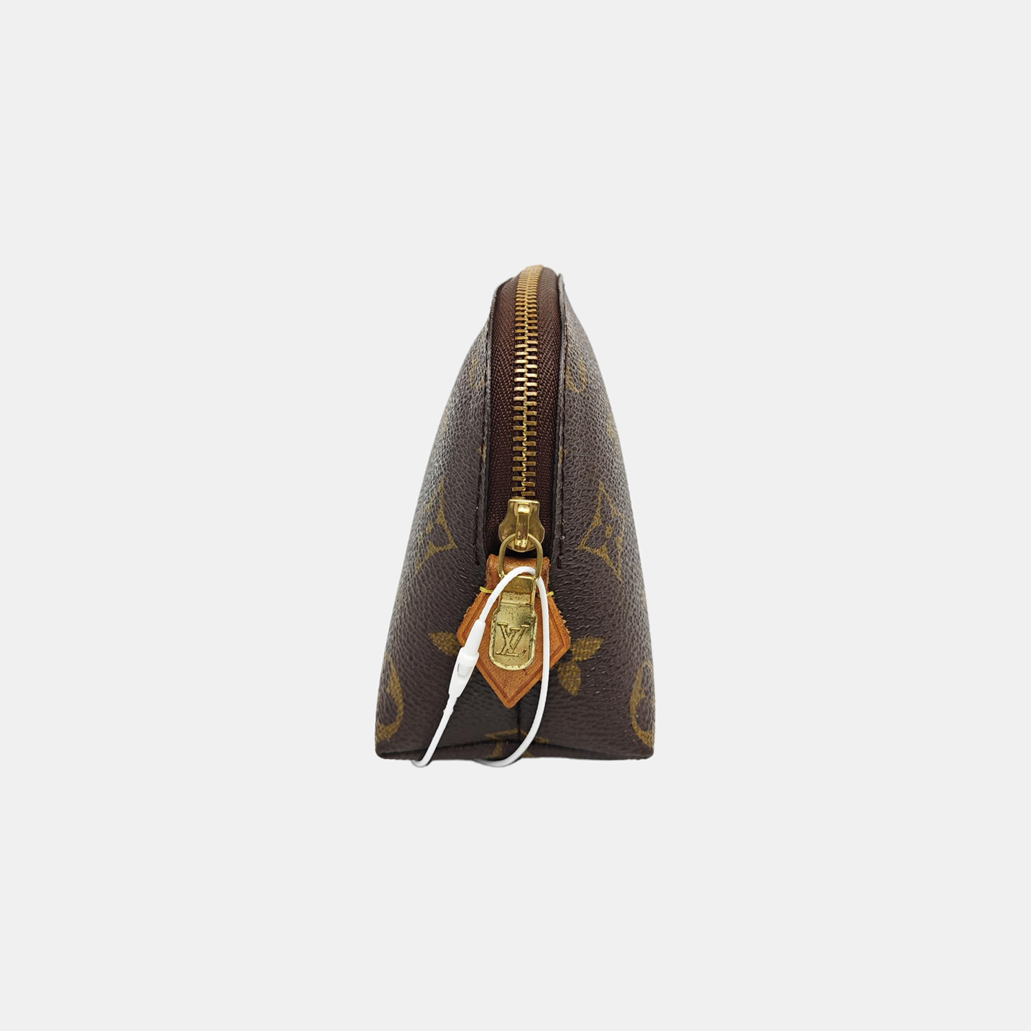 COSMETIC PM Monogram Coated Canvas Brown