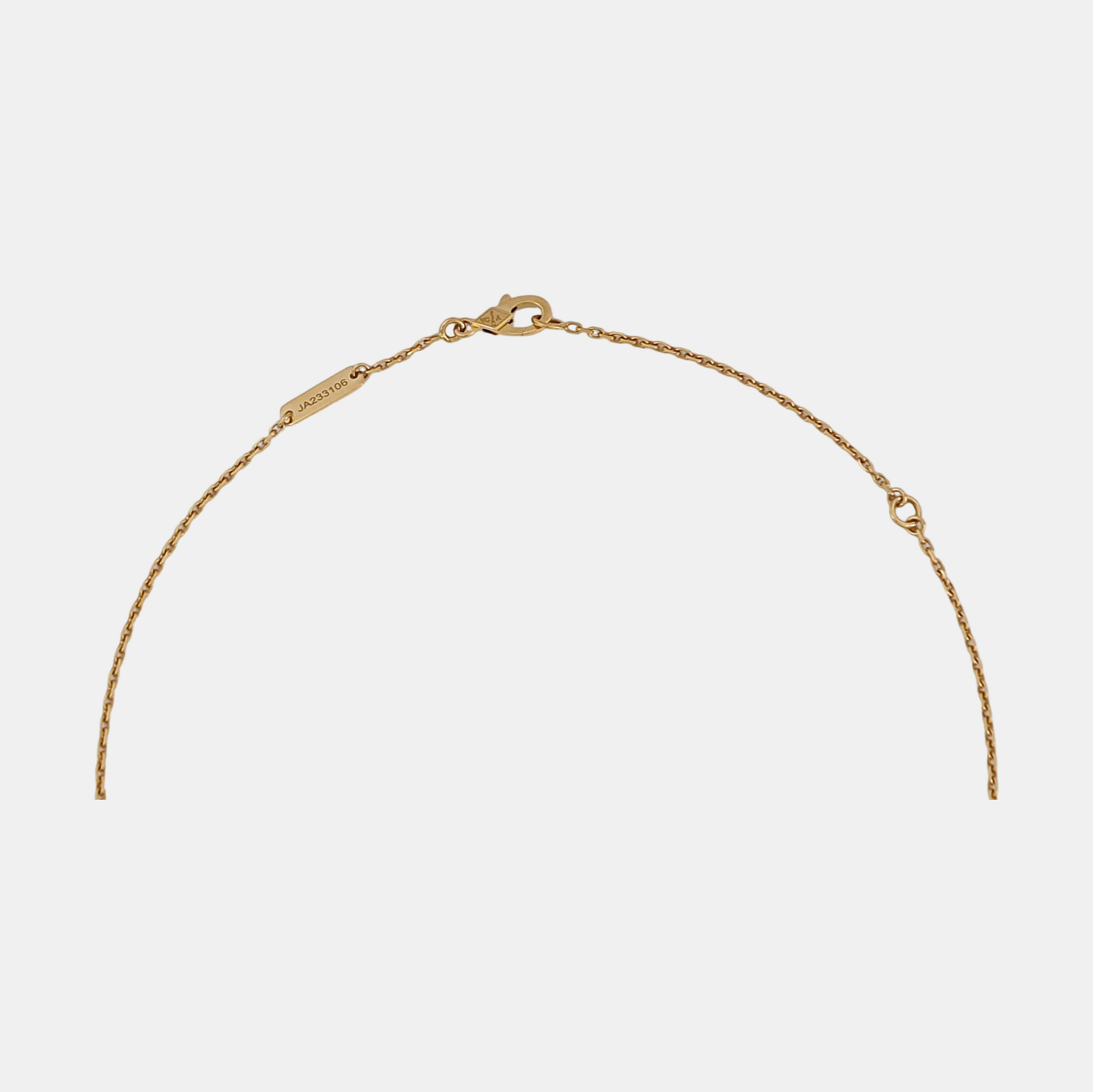 Vintage Alhambra 18k Gold Necklace