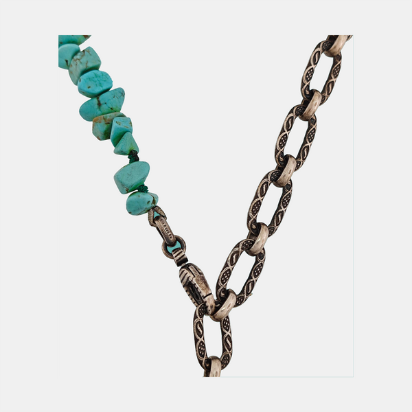 925 Sterling Silver Green Necklace