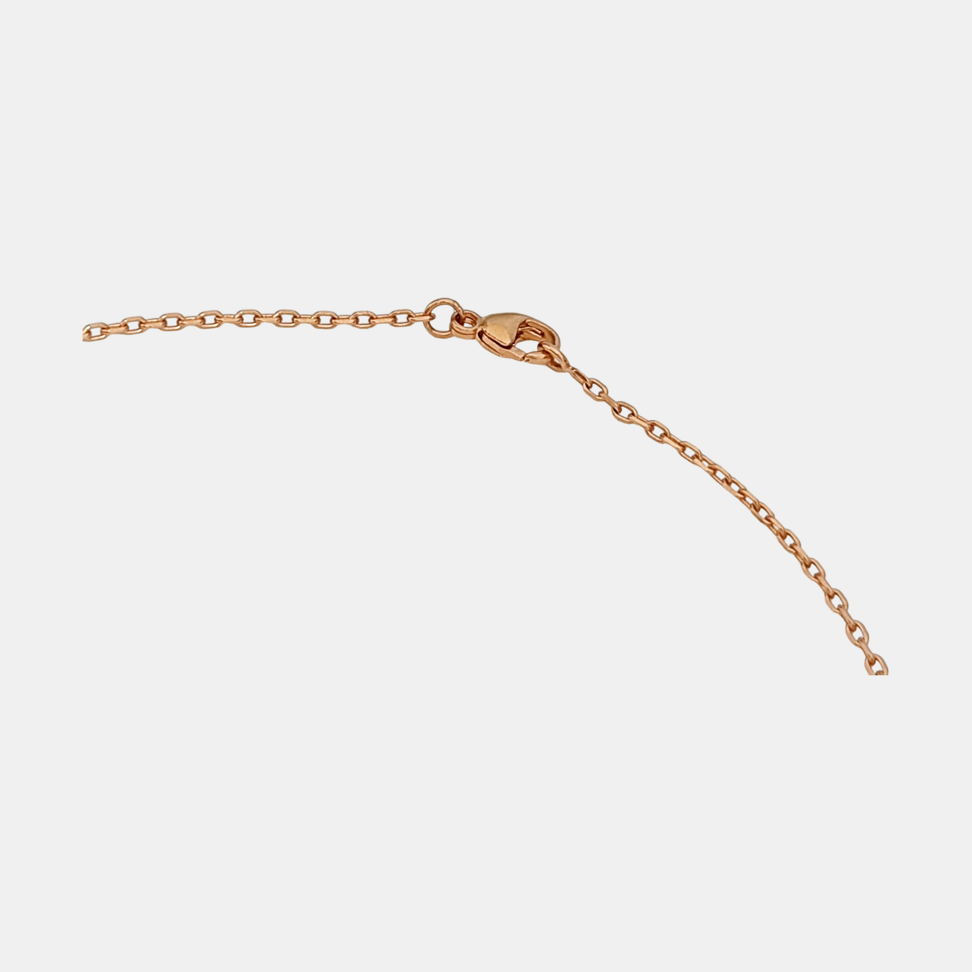 Pop H Metal Rose Gold Necklace