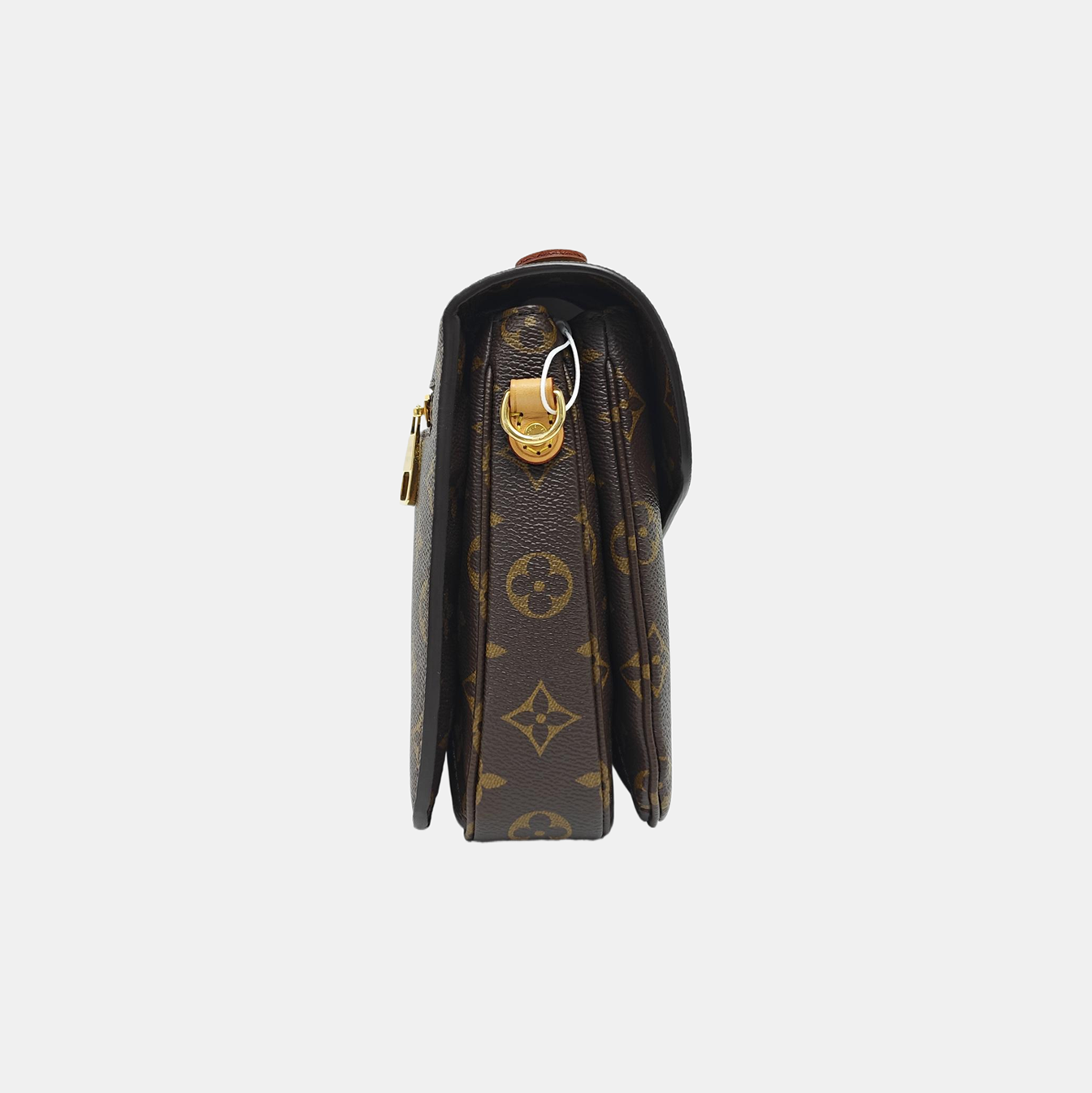 MÉTIS MM Monogram Coated Canvas Brown
