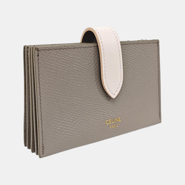 STRAP Calfskin Gray Wallet