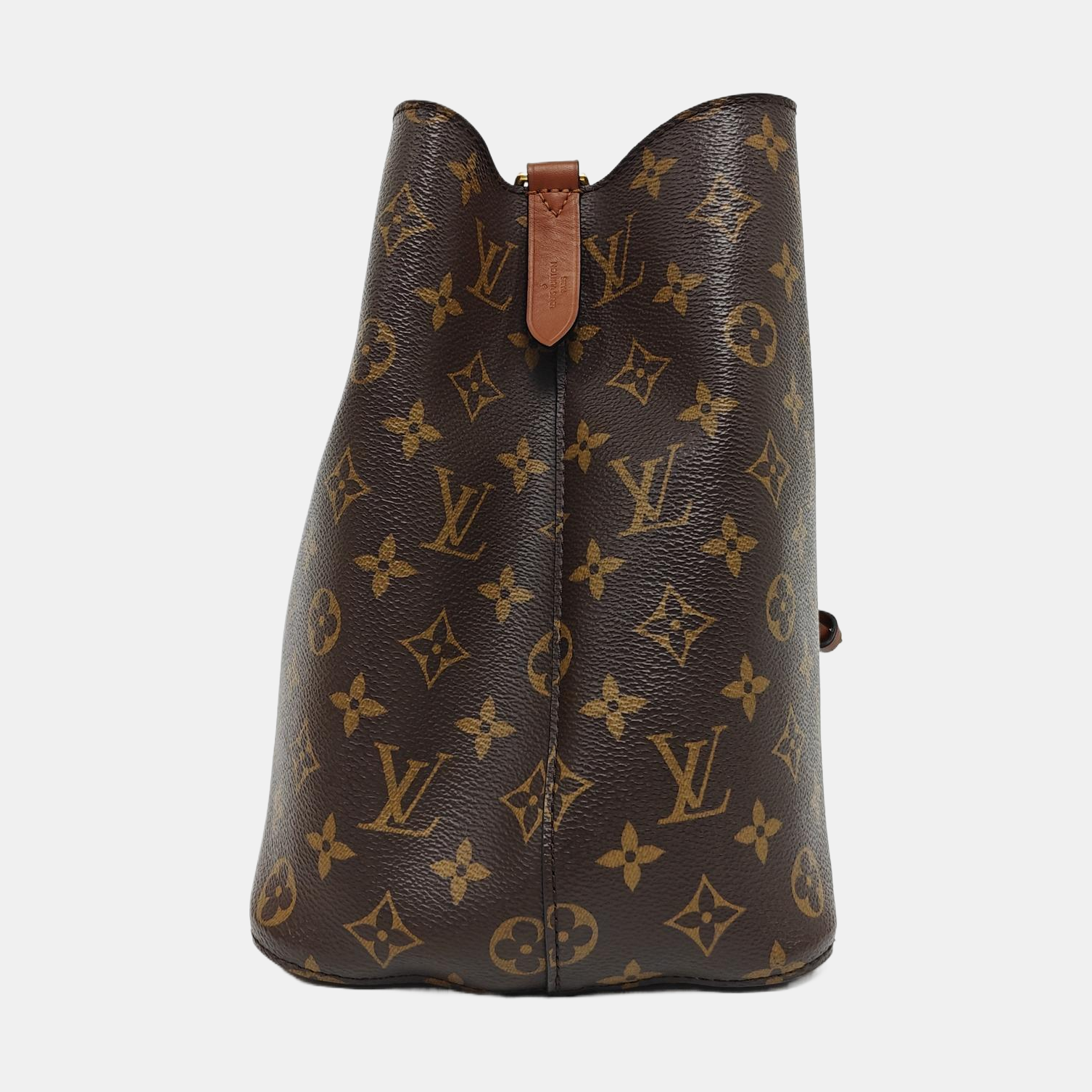 NÉONOÉ MM Monogram Coated Canvas Brown