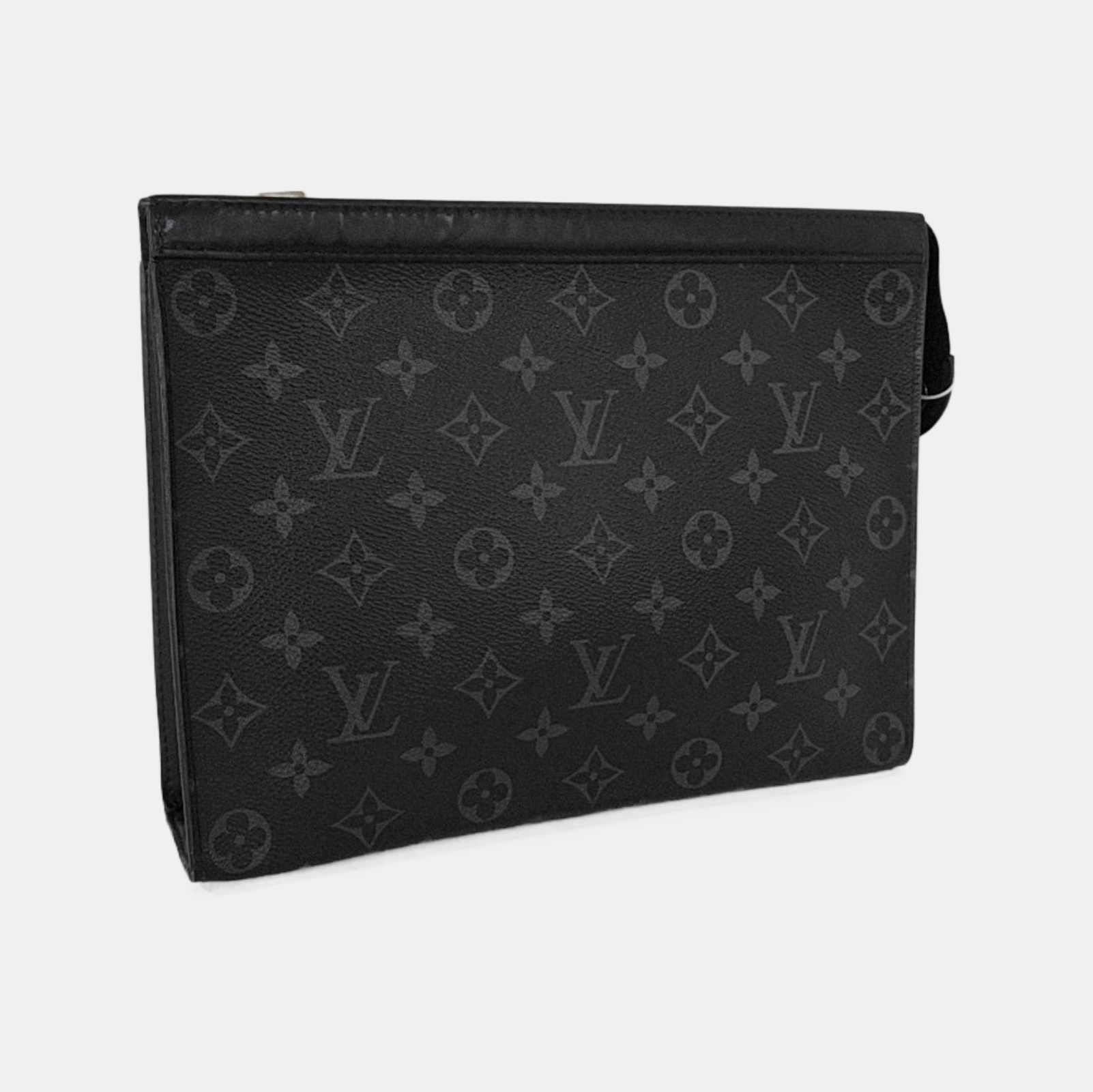 Pochette Voyag MM Monogram Coated Canvas Black
