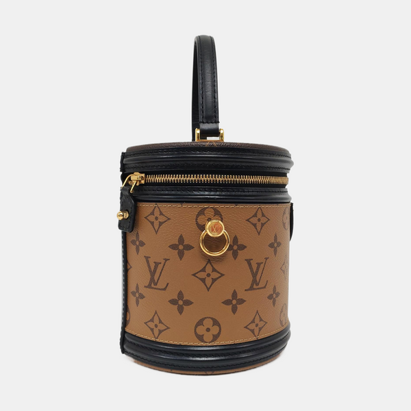 CANNES PM Monogram Coated Canvas Brown