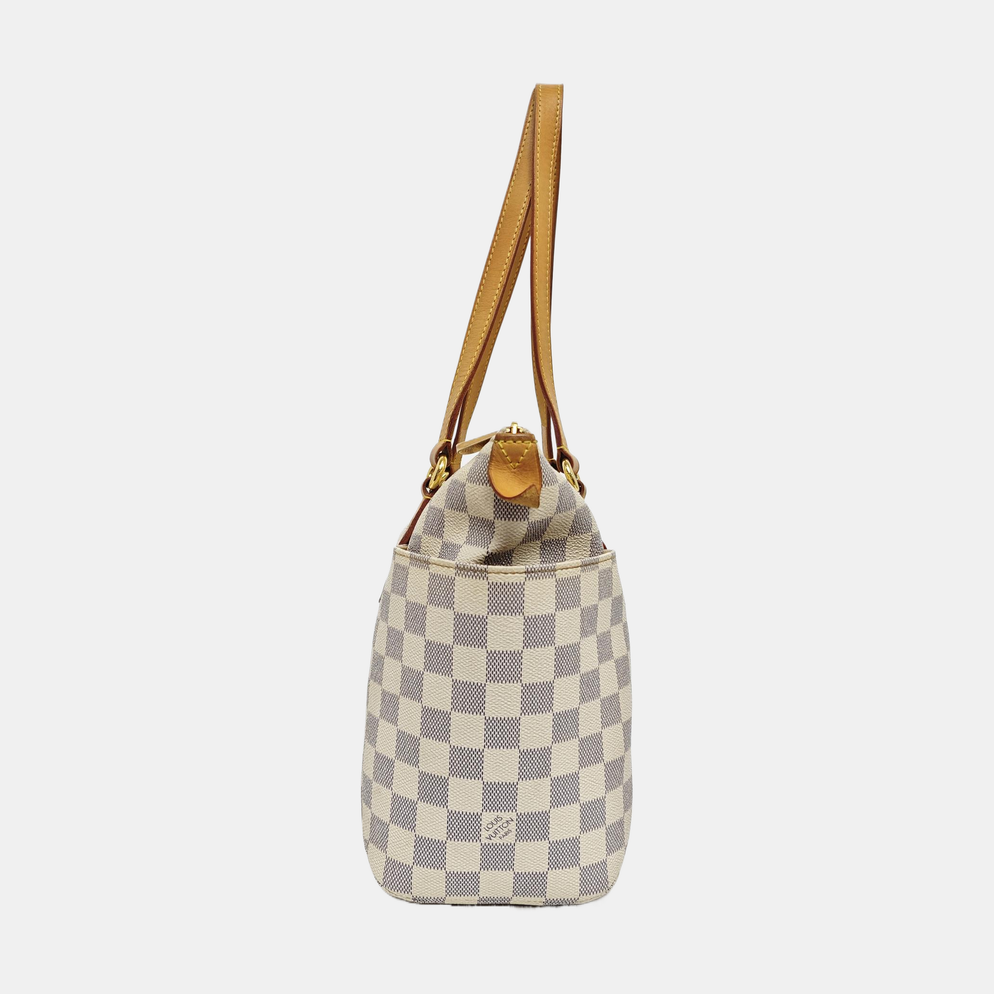 TOTALMENTE Lona revestida Damier Azur Blanca