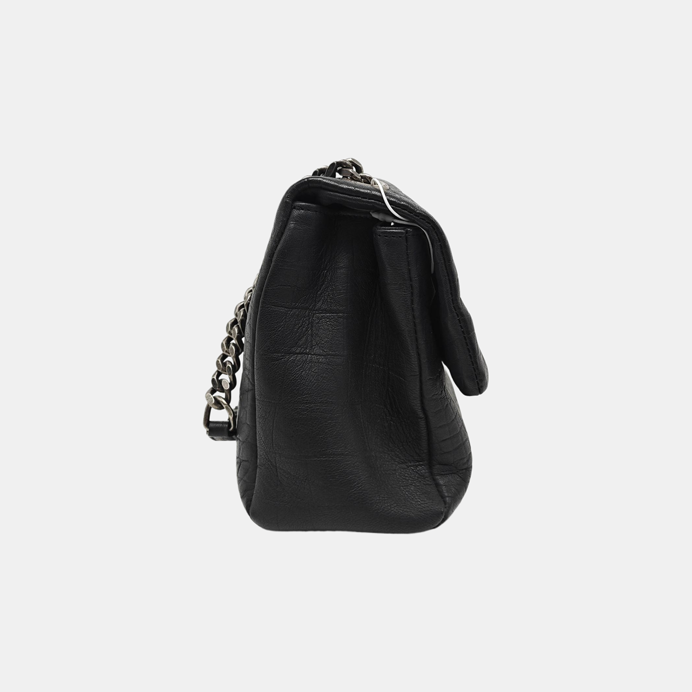 Calfskin Shoulder Bag Black