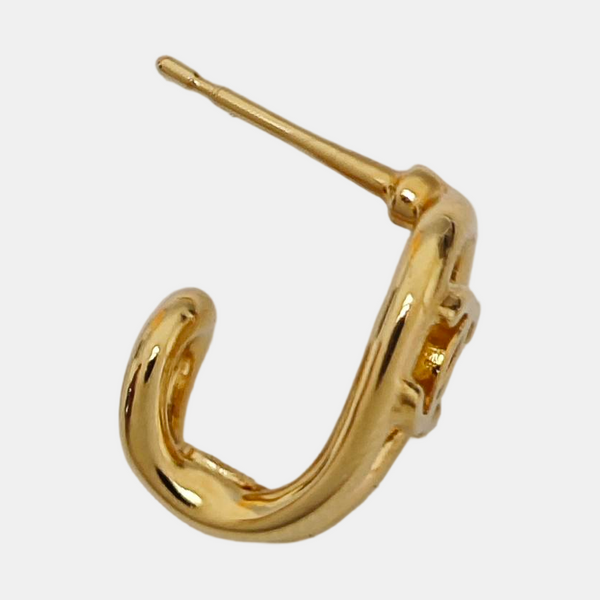 Metal Gold Stud Earrings