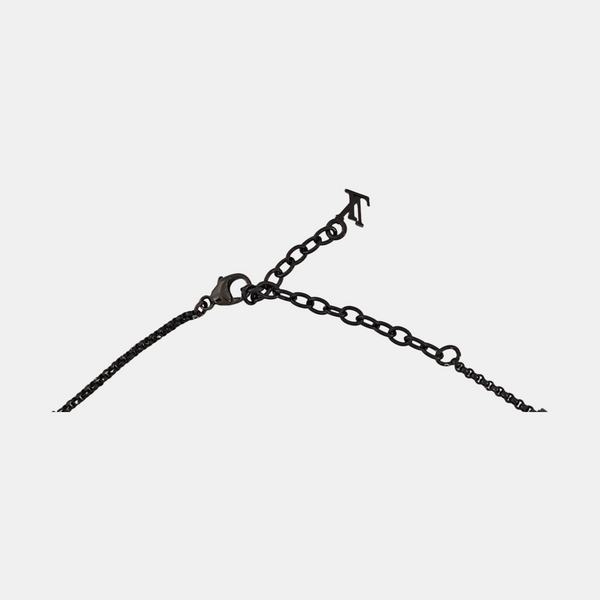 LV COLORS BEADS Metal Black Necklace