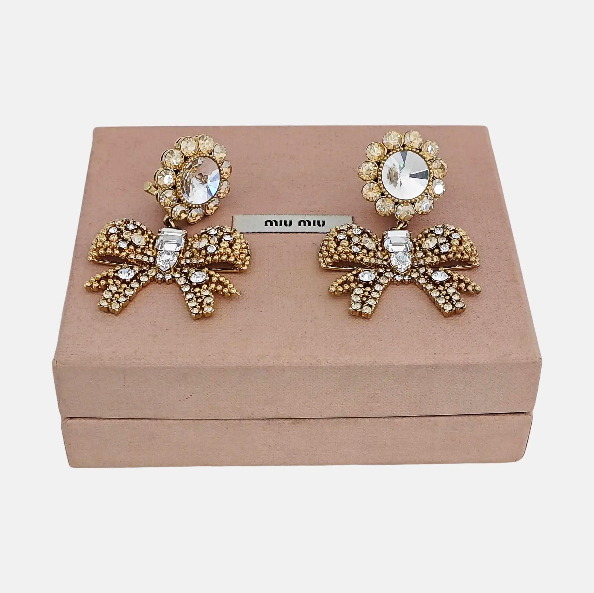 Metal Gold Clip On Earrings