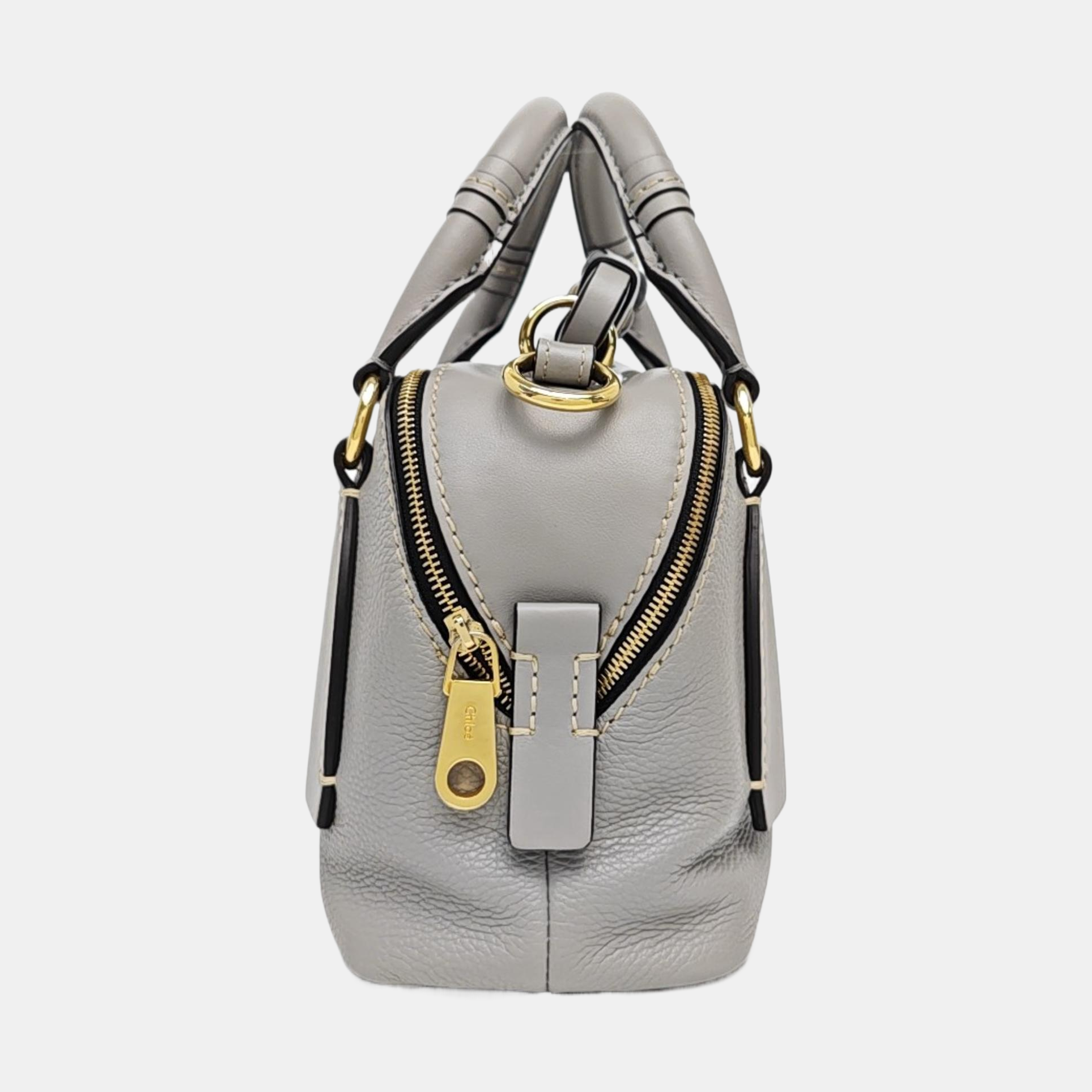 Daria Small Calfskin Gray