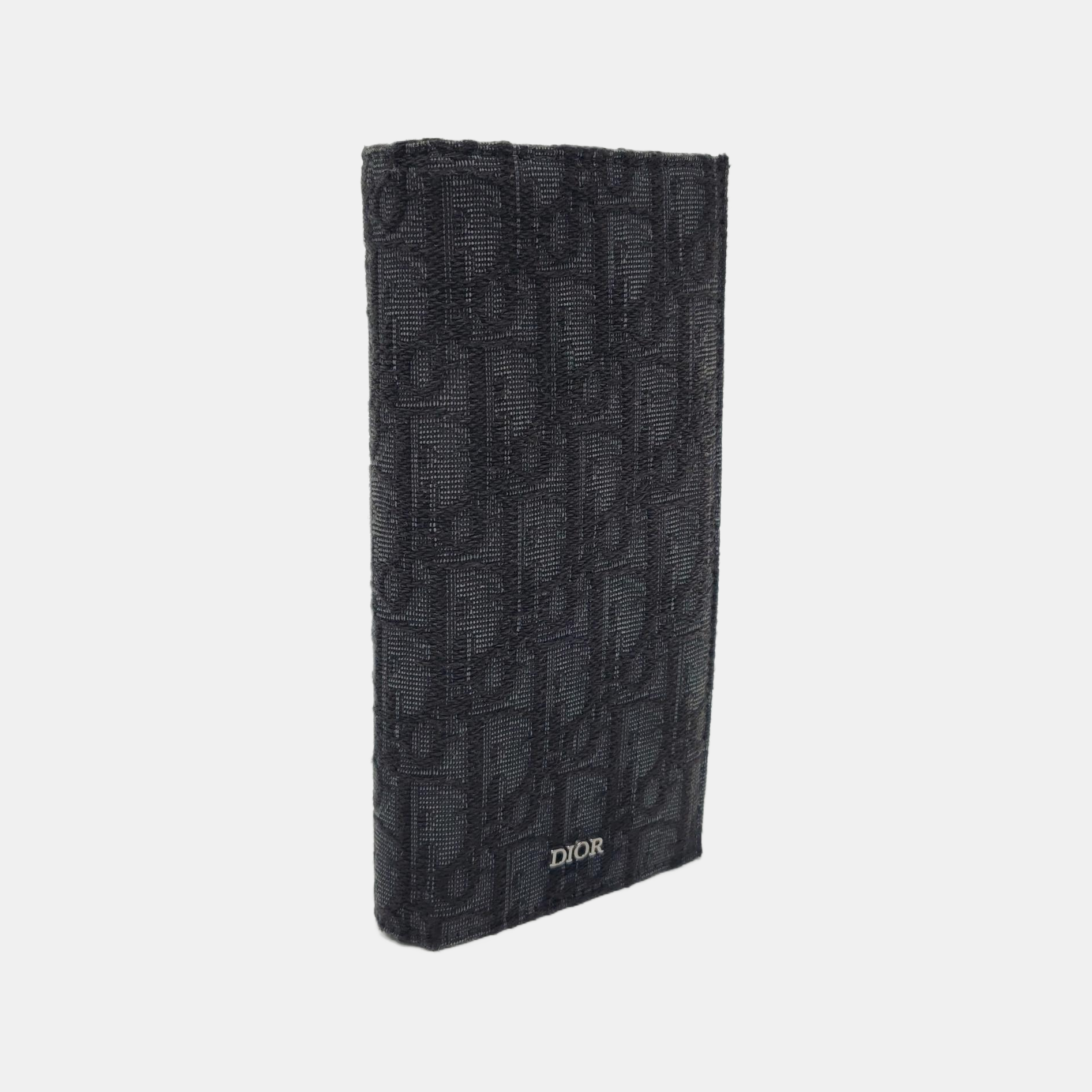 Oblique Canvas Wallet Black