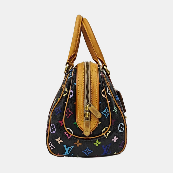 LV × TM PRISCILLA Monogram Coated Canvas Black