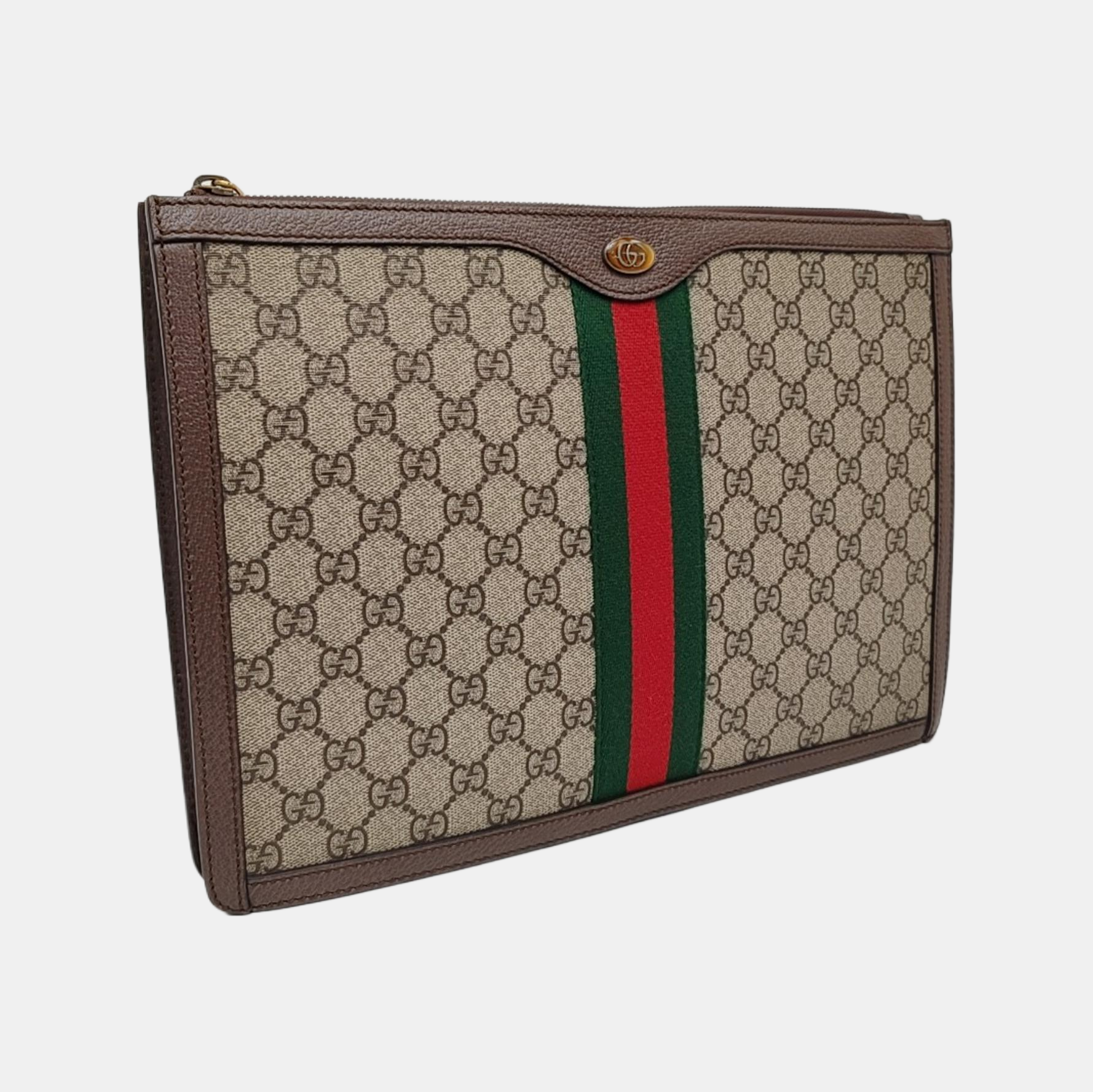 Ophidia Monogram Coated Canvas Beige