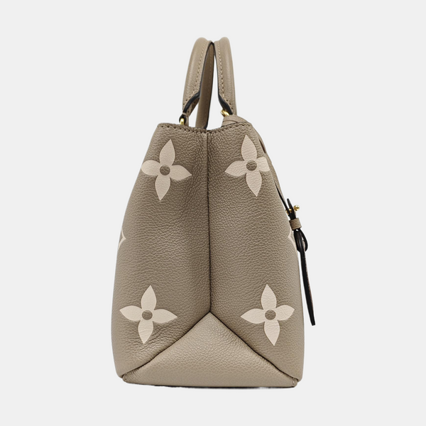 PALAIS PM Monogram Calfskin Gray