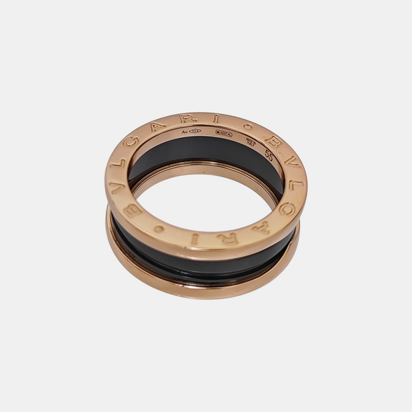 B.ZERO1 18k Rose Gold Ring EU 55