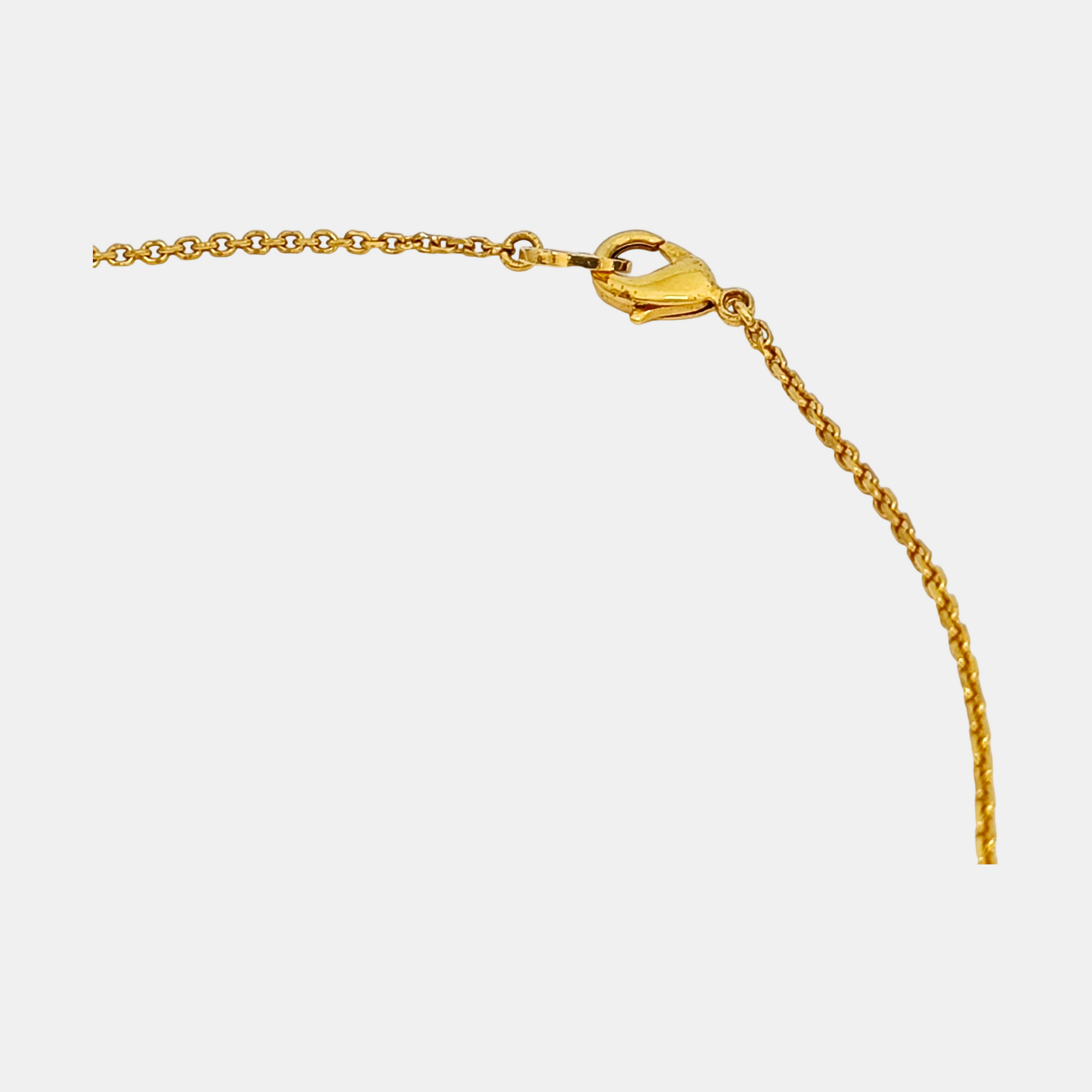 Authenticated pre-owned  Clair D Lune Gold Tone Metal Gold Necklace - Necklace at Looply
