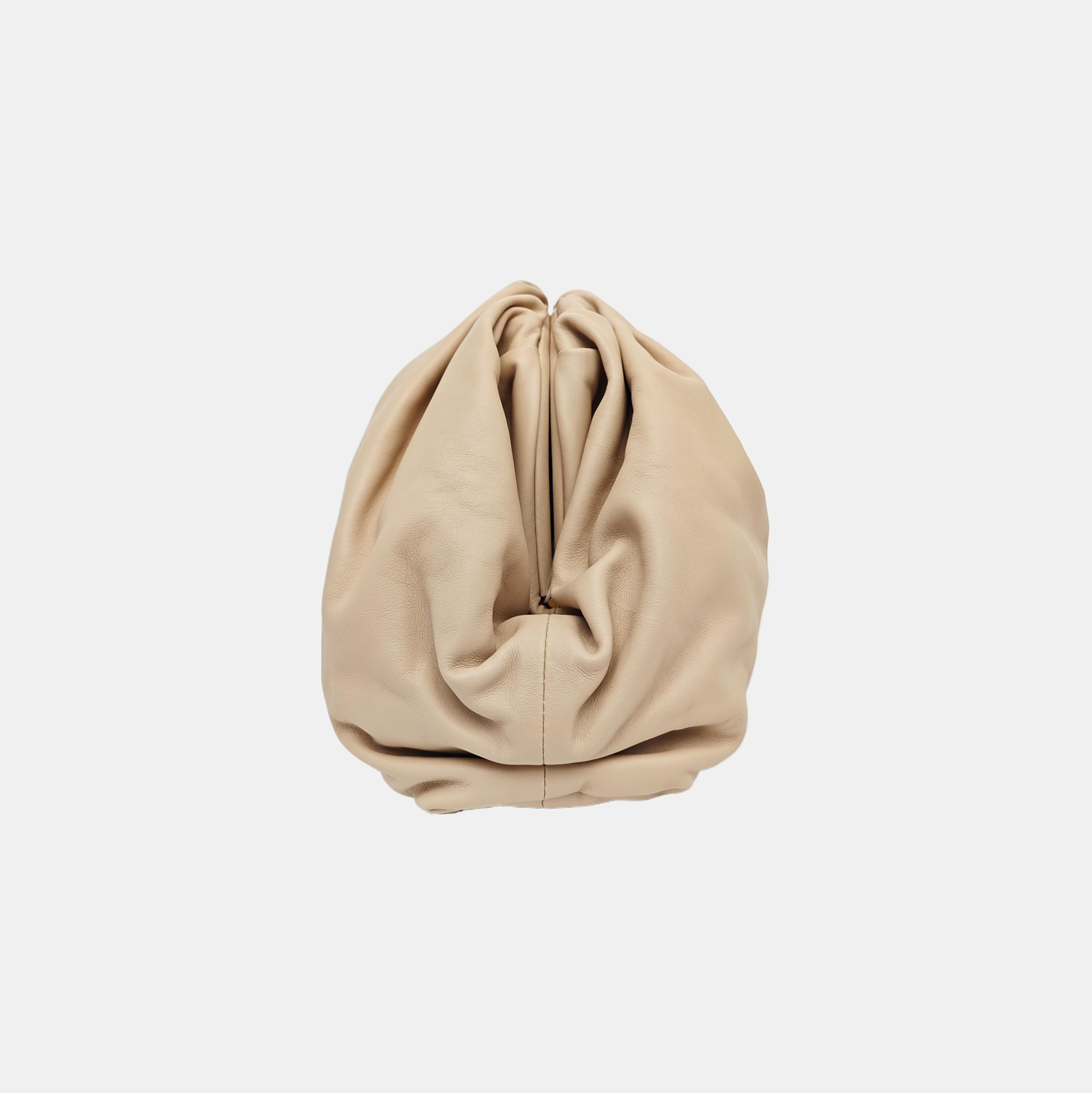 The Pouch Large Calfskin Beige