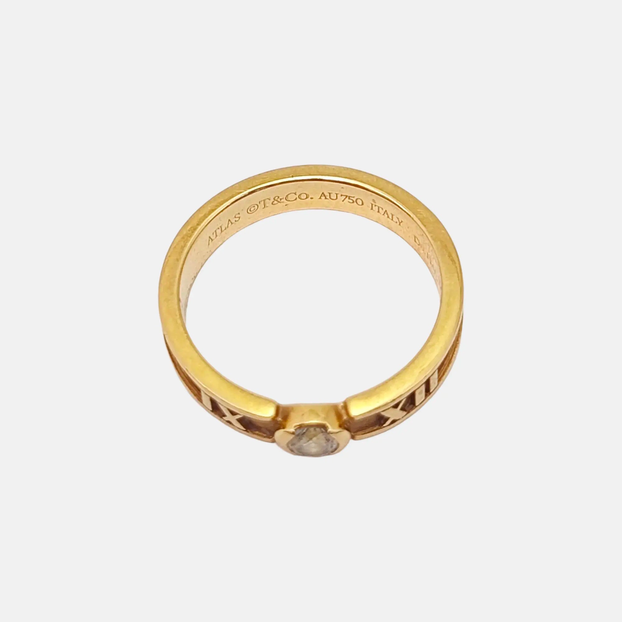 Atlas 18k Rose Gold Ring EU 46
