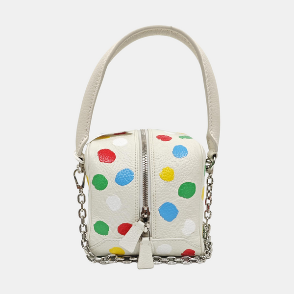 SQUARE Calfskin White