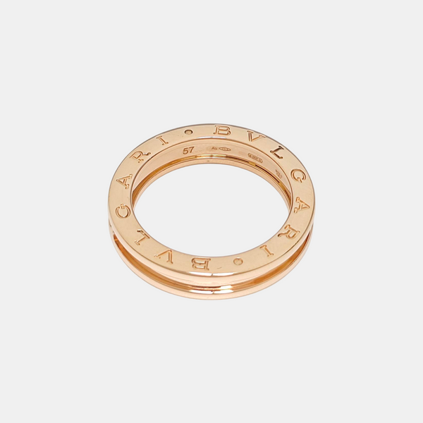 B.ZERO1 18k Rose Gold Ring EU 57
