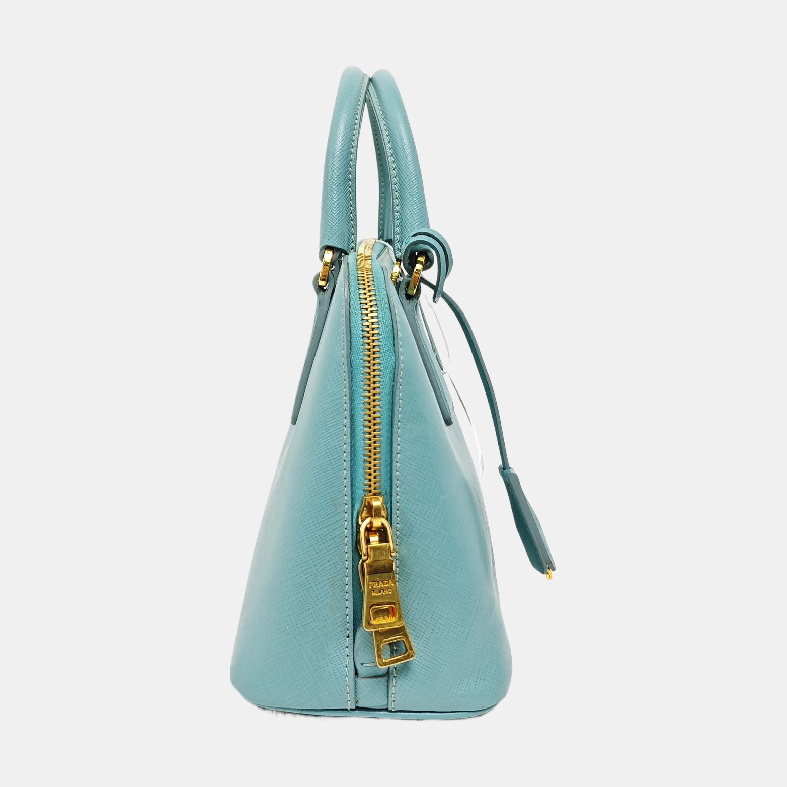 Authenticated pre-owned  Promenade Saffiano Calfskin Blue - Shoulder Bag at Looply
