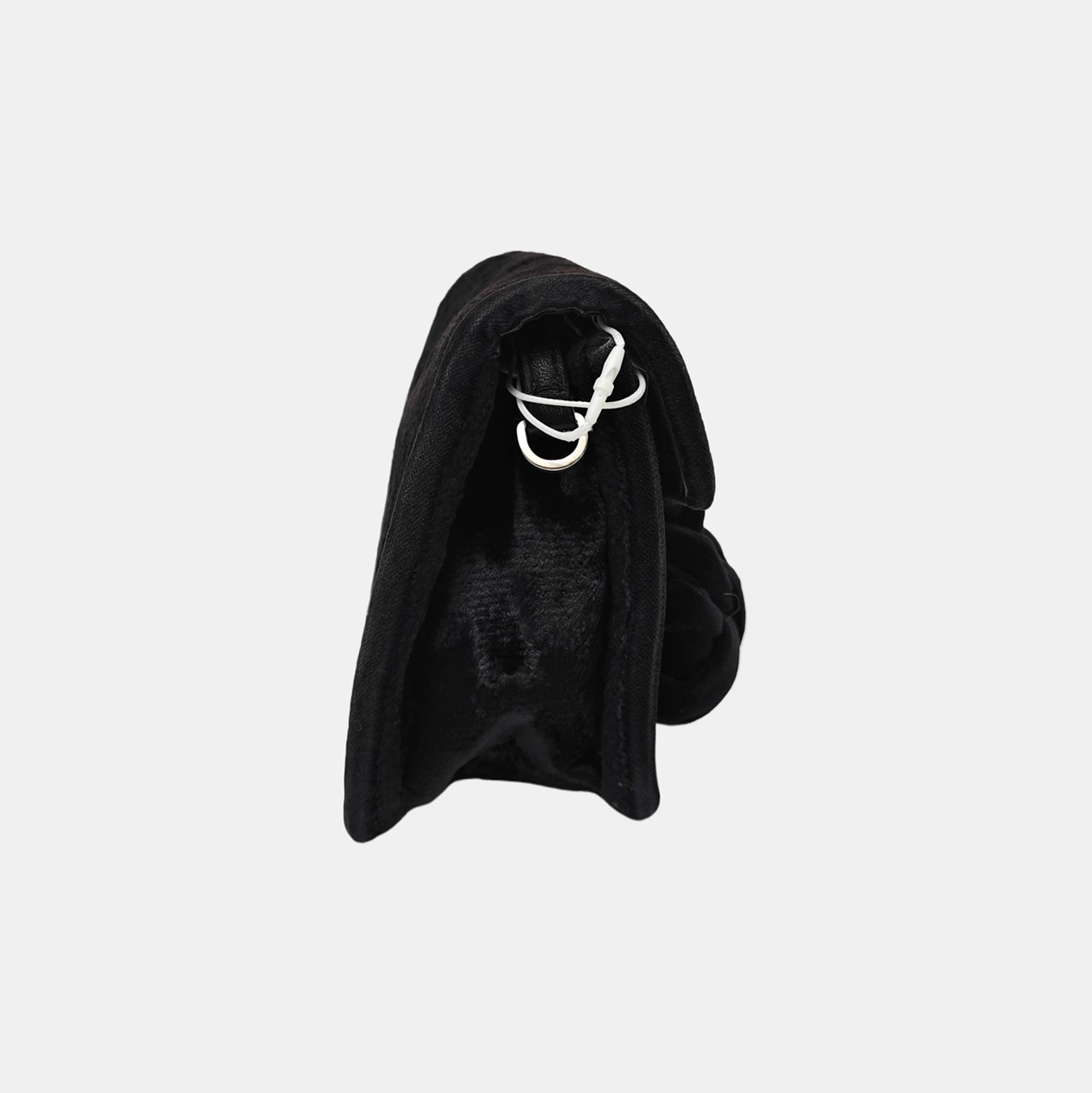 Fabric Shoulder Bag Black