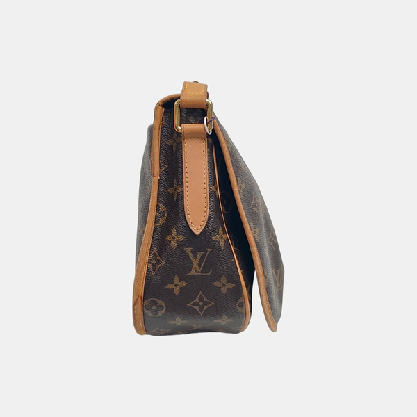 MENILMONTANT MM Monogram Coated Canvas Brown