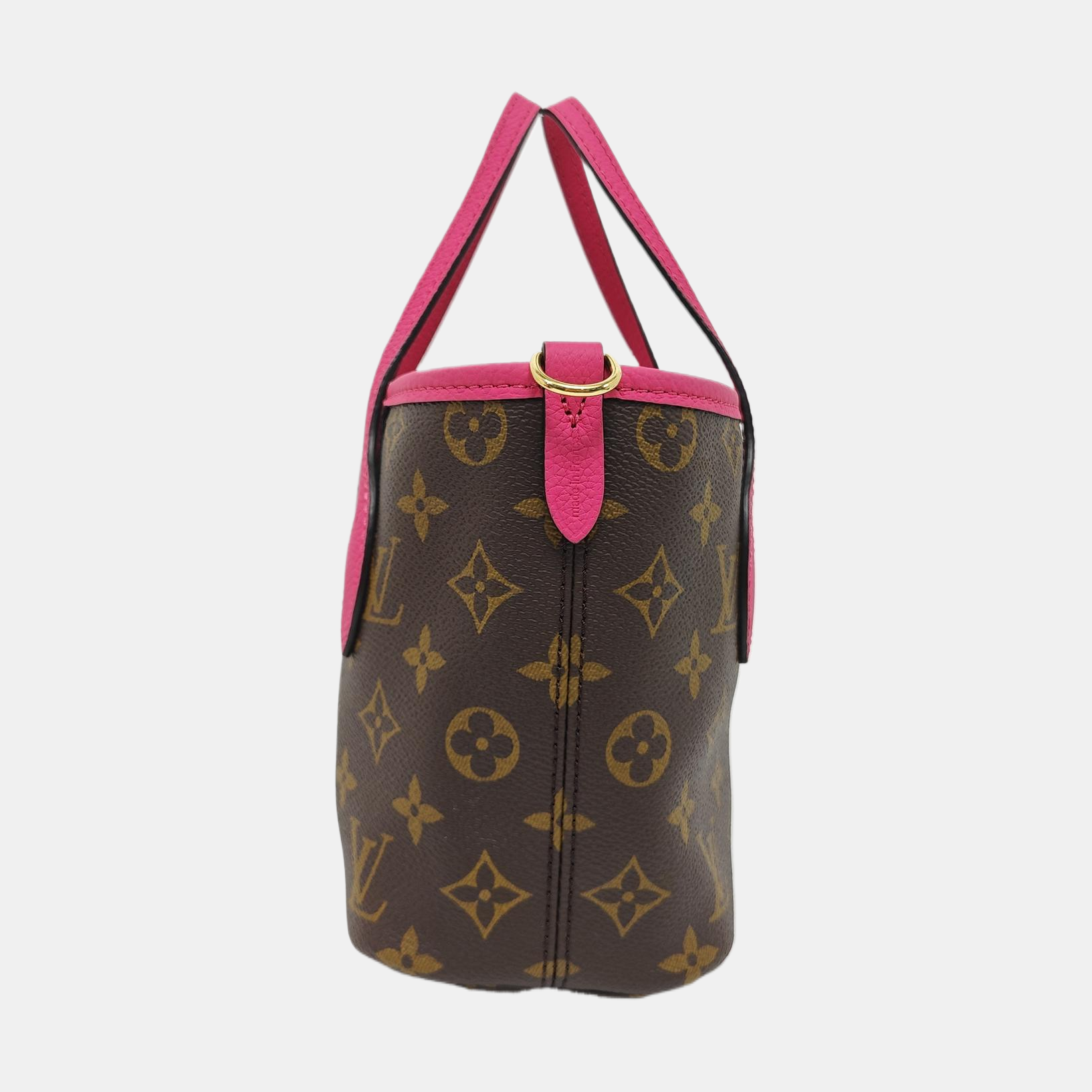 NEVERFULL INSIDE OUT BB Monogram Calfskin Red