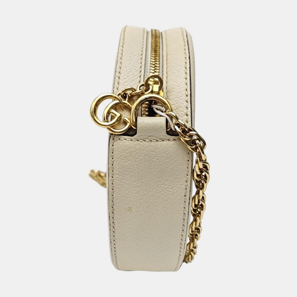 Ophidia Mini Calfskin White