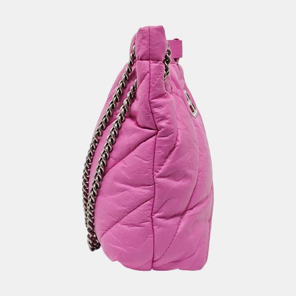 Crush Extra Small Quilted Calfskin Pink