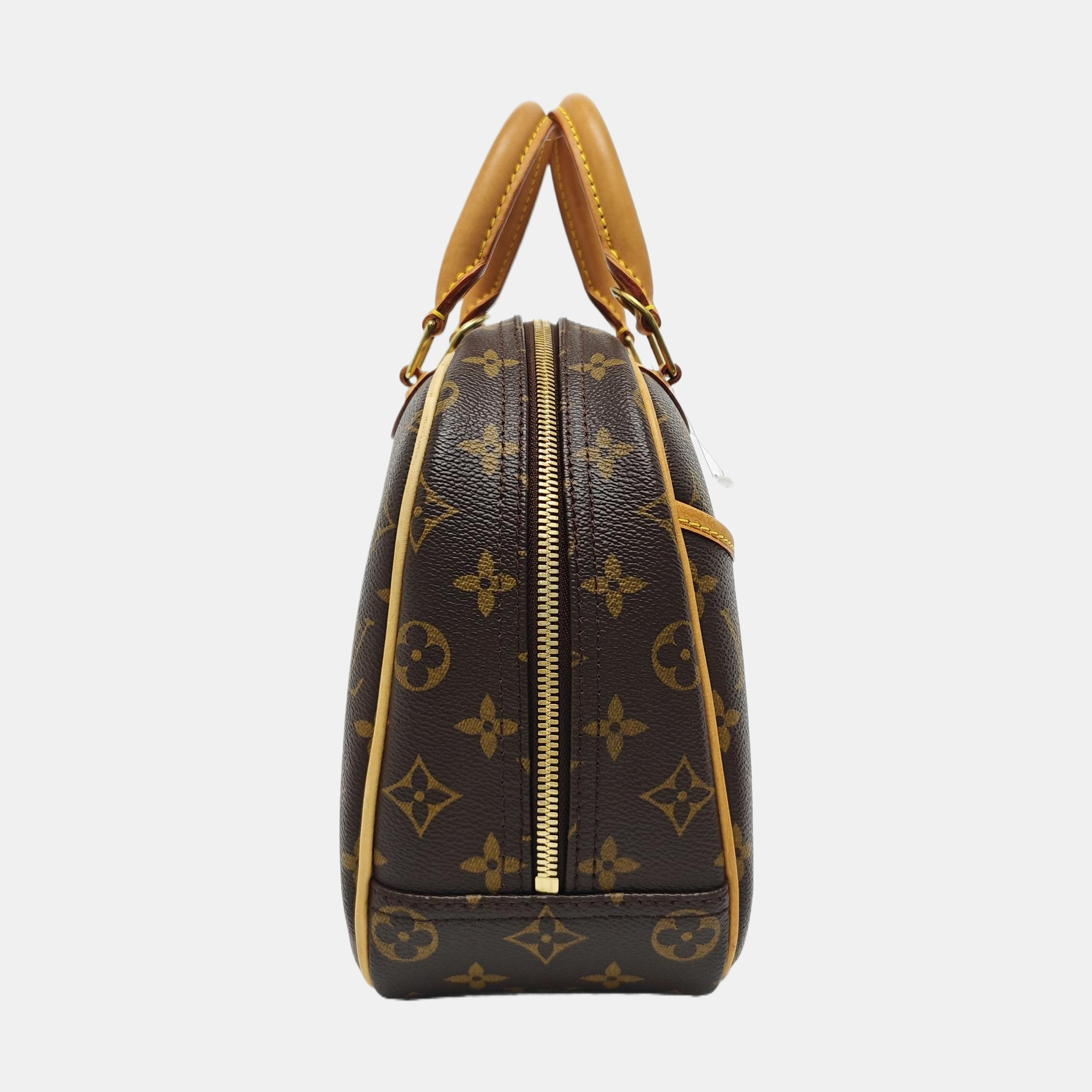 DEAUVILLE Monogram Coated Canvas Brown