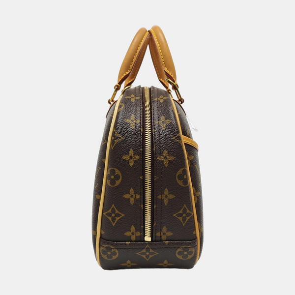 DEAUVILLE Monogram Coated Canvas Brown