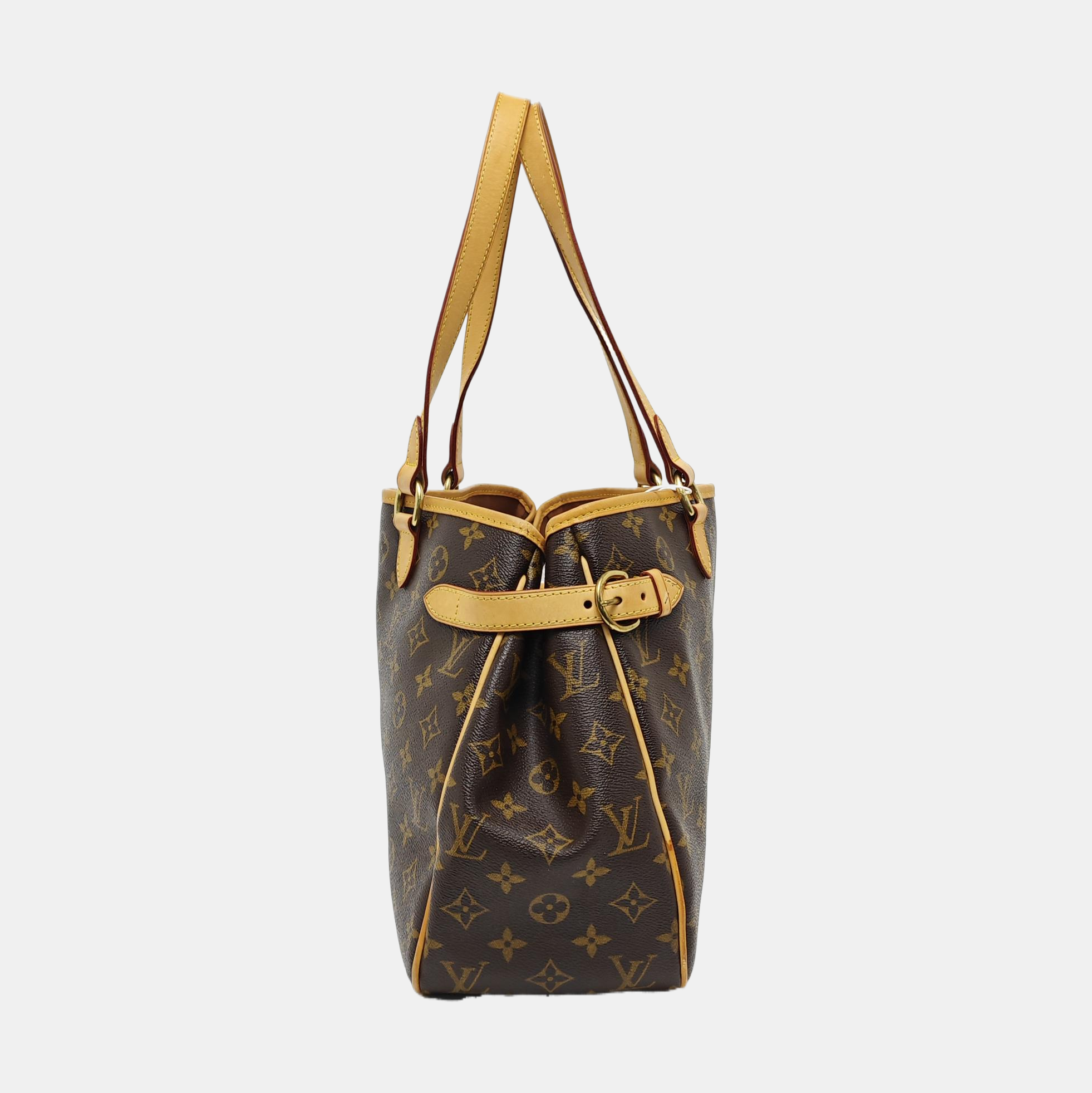 BATIGNOLLES GM Monogram Coated Canvas Brown