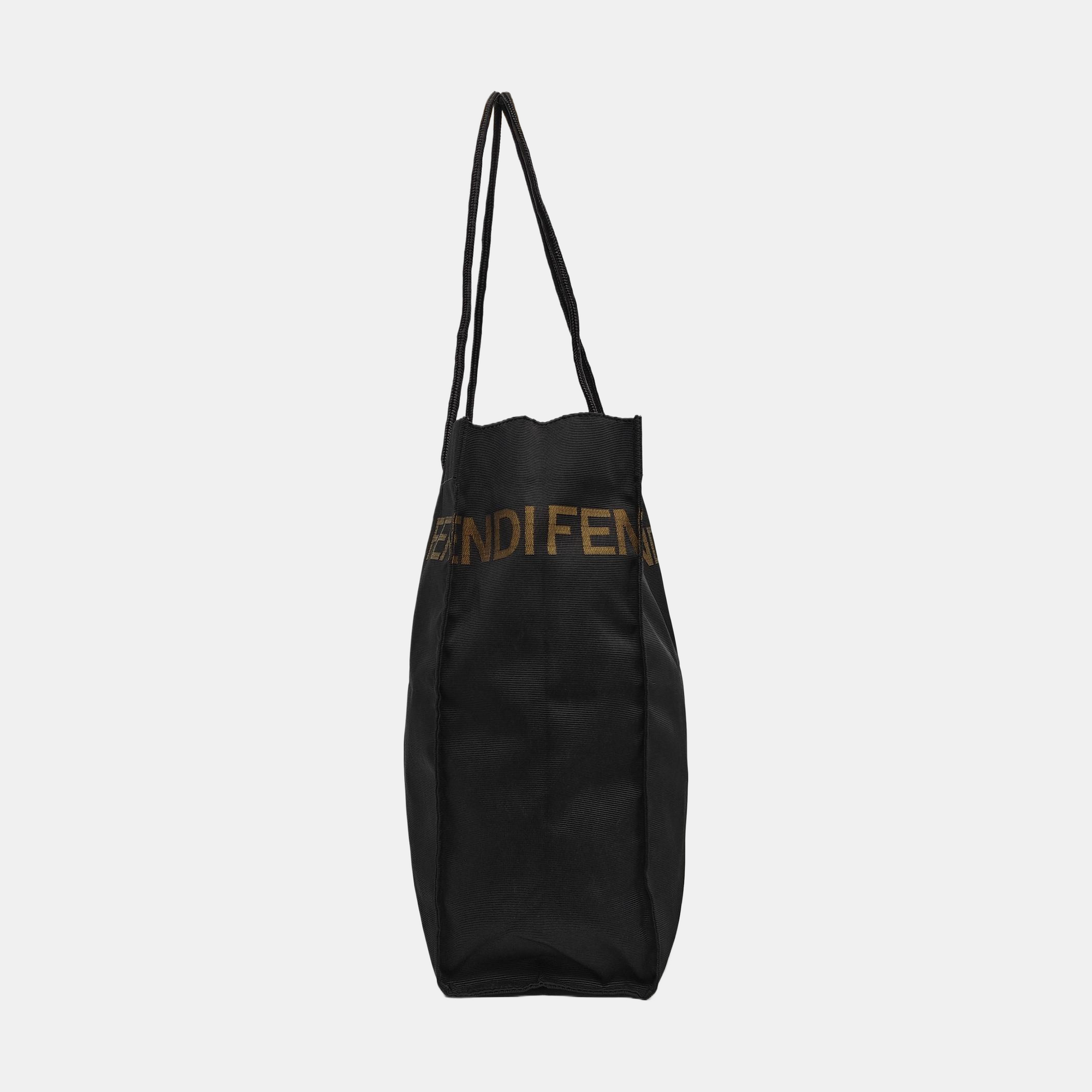 Fabric Shoulder Bag Black
