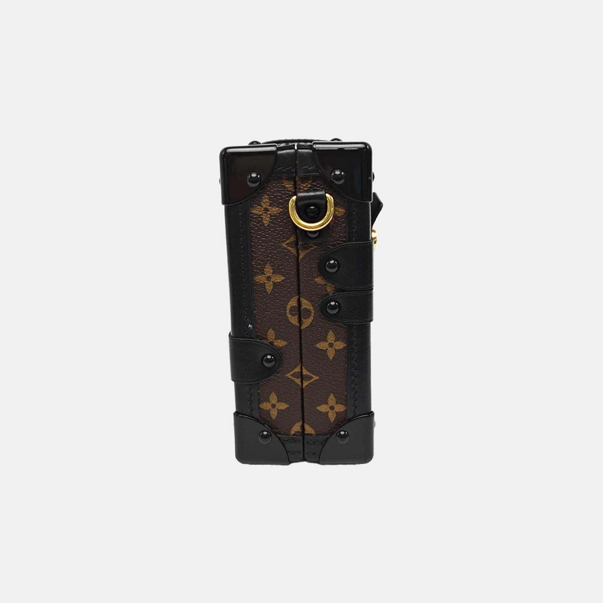 PETITE MALLE Monogram Coated Canvas Brown