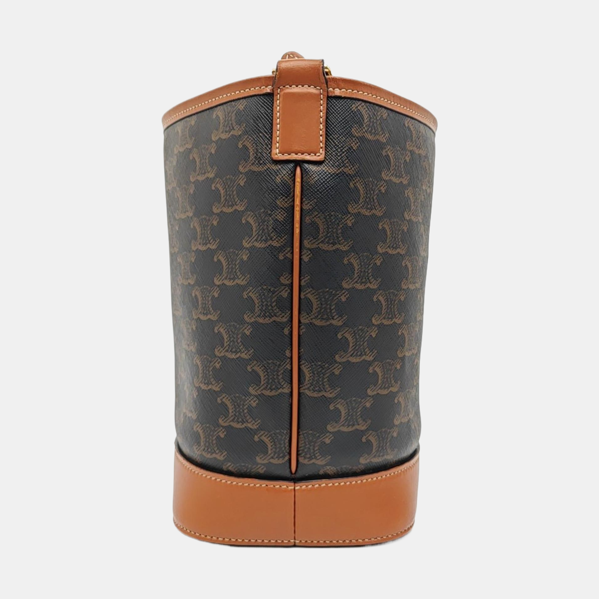 TRIOMPHE CANVAS Small Coated Canvas Brown