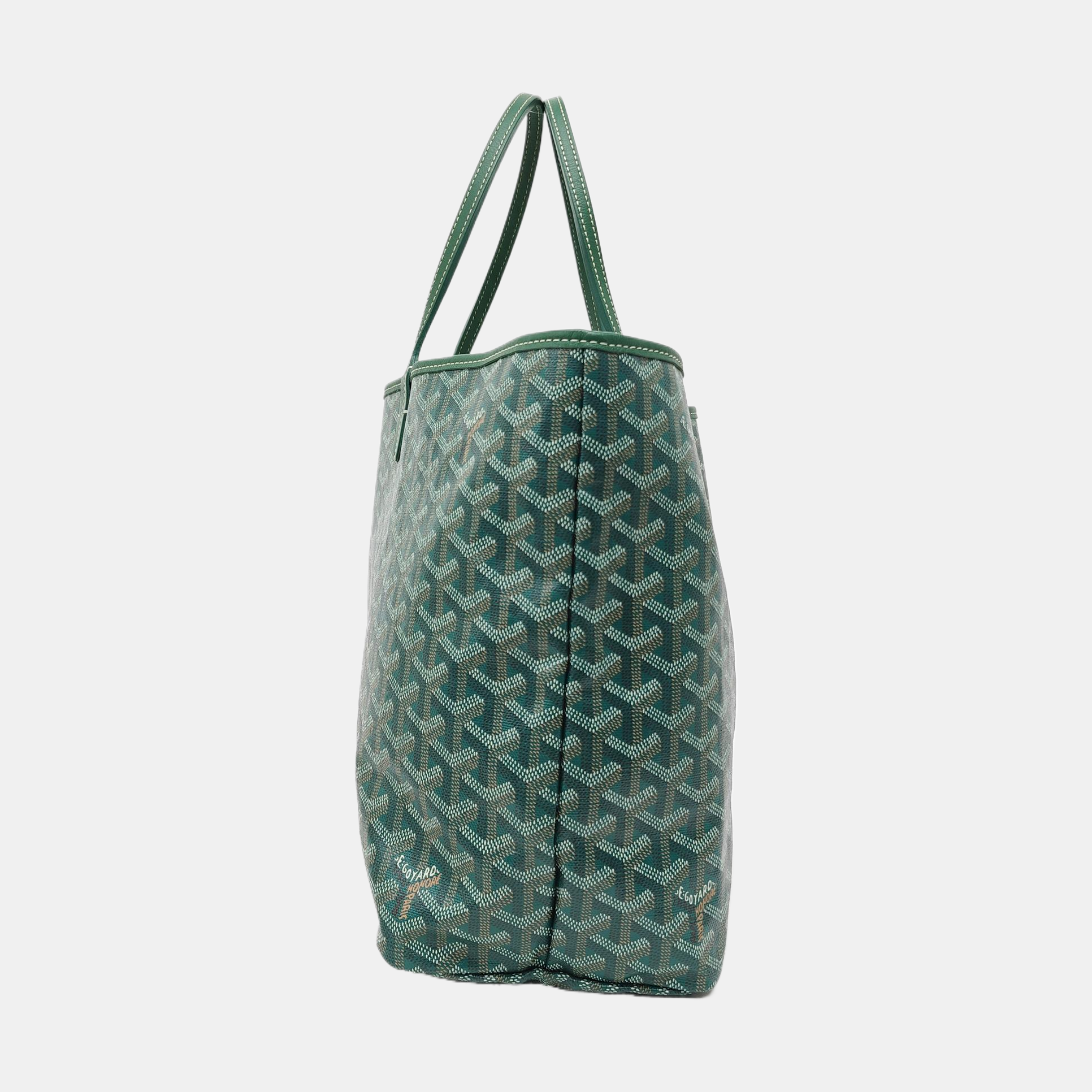 Saint Louis PM Coated Canvas Green