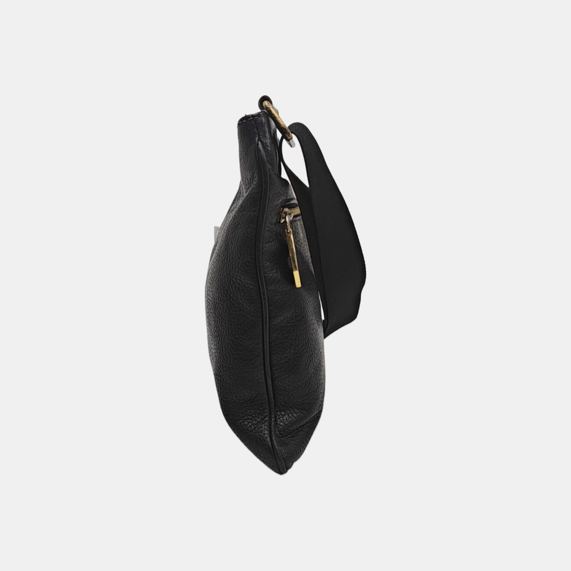 Calfskin Shoulder Bag Black