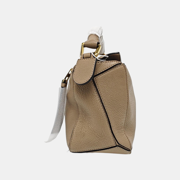 Puzzle Small Calfskin Beige